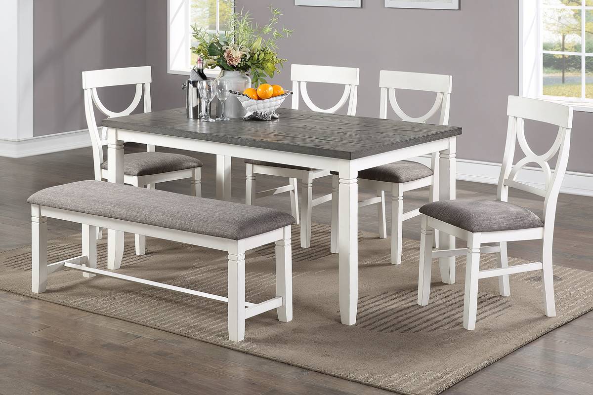 6 Piece Farmhouse Table