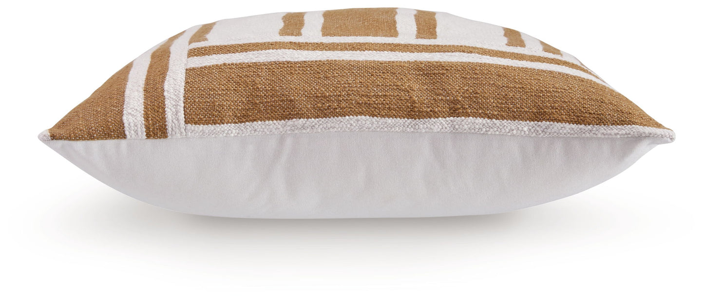 Darrman - Pillow (Set of 4) - Ochre / Ivory