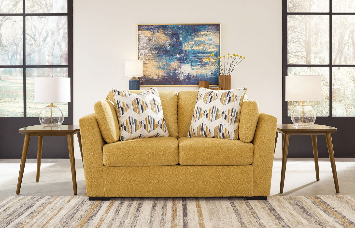 Keerwick - Loveseat - Sunflower