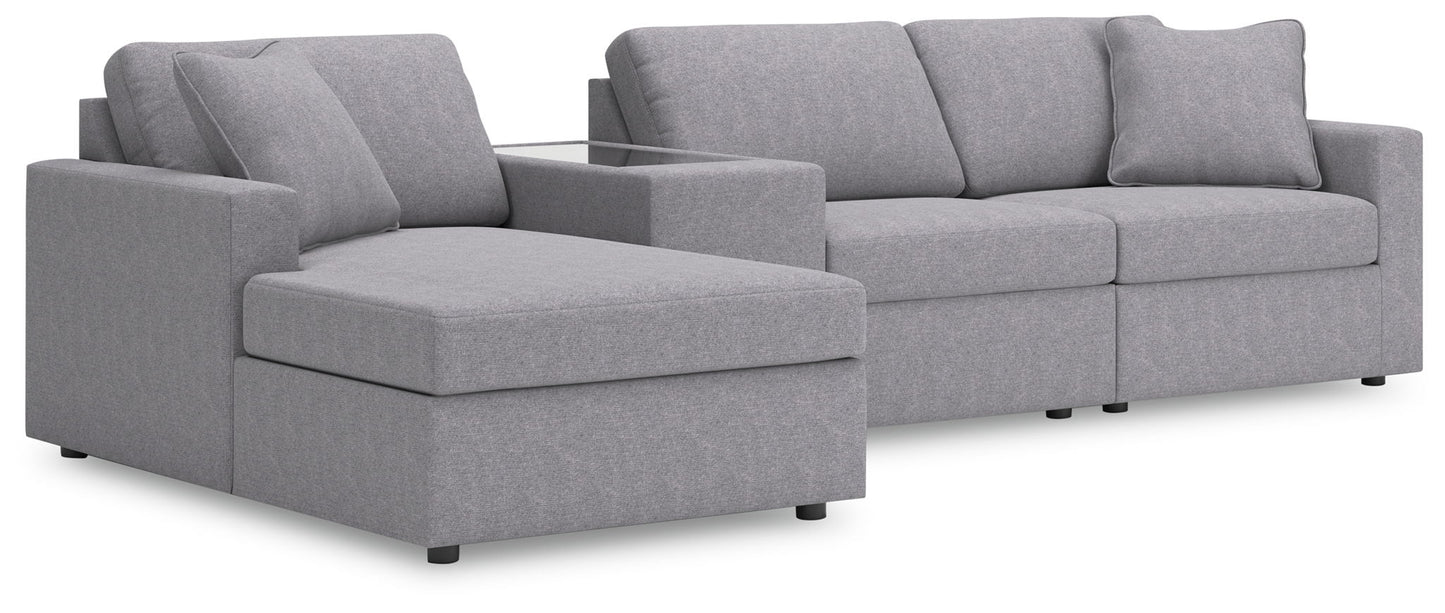 Modmax - L-Shaped Sectional - Granite