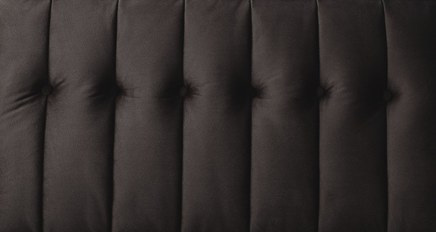 Qinven - Adjustable Sofa - Dark Brown Velvet