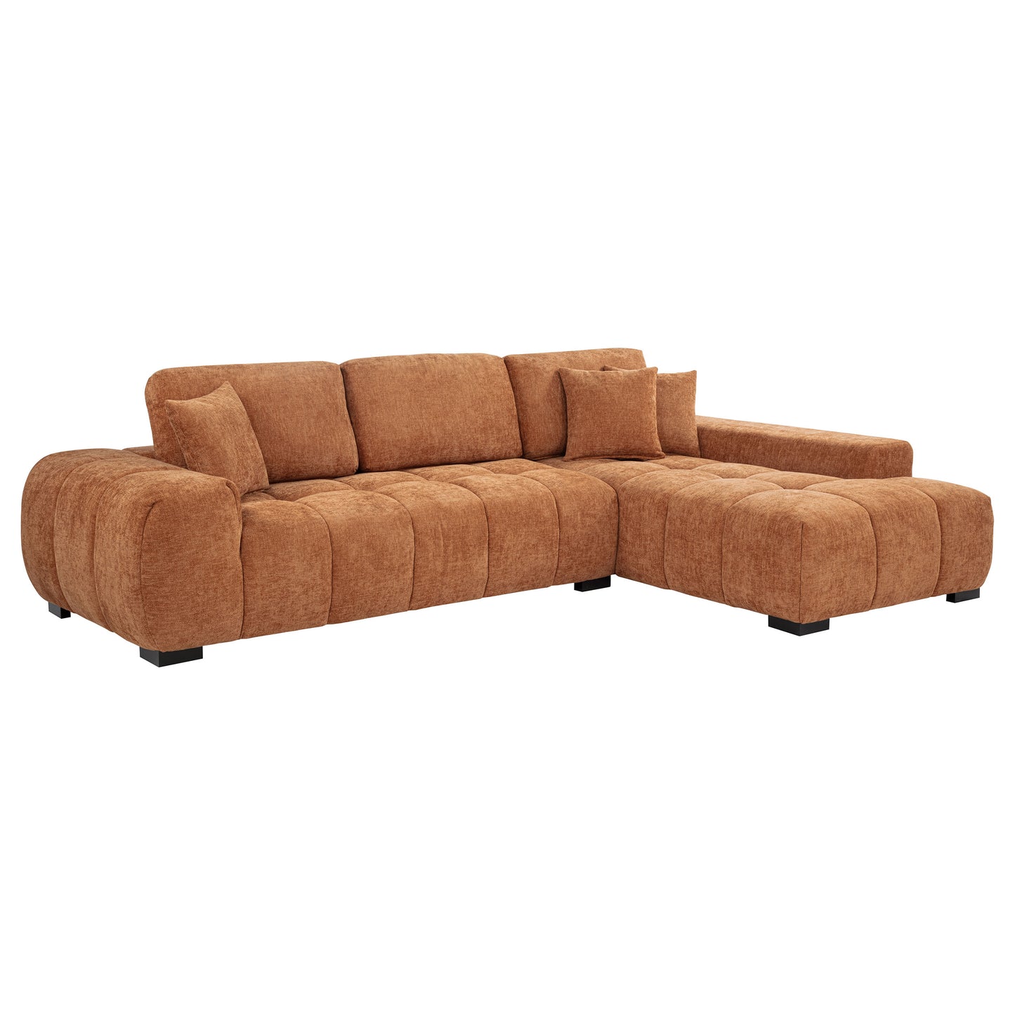 Octavia Orange Sectional